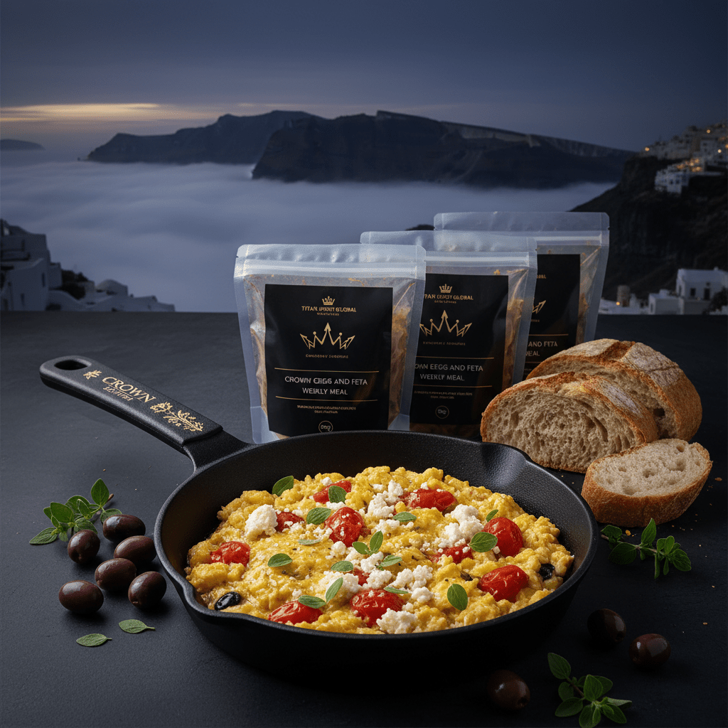 Crown Greek Strapatsada Egg & Feta Weekly Meal Bundle — TITAN SPORT GLOBAL Crown Edition