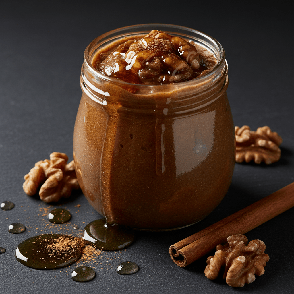 TITAN Walnut Butter – Maple Cinnamon, premium product photography