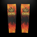 TITAN Basketball Arm Sleeves Tiger Flame Crown SWAG Edition