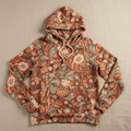 TITAN Women's Performance Hoodie — Earth Tones Botanical warm colorful design