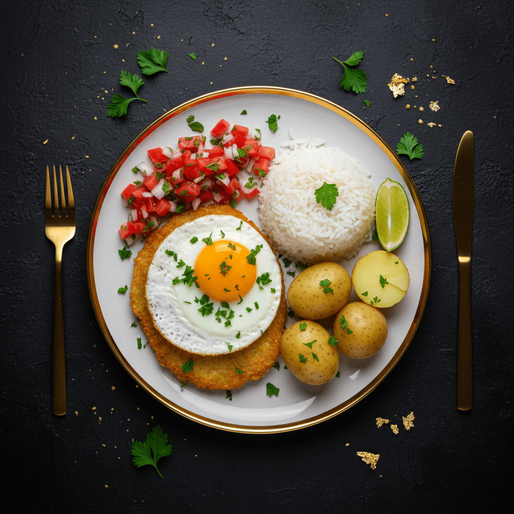 TITAN Bolivian Silpancho Egg Vegetarian Muscle Dinner