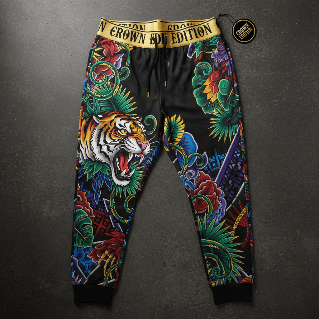TITAN Plus Men's Tiger Jungle Joggers — Inclusive Crown Edition
