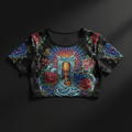 Overflow Women's Crop Top — TITAN Crown Edition tattoo artwork