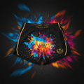 TITAN Running Shorts - Crown Edition flat lay