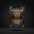 TITAN Protein Pancake Mix Blueberry — Crown Edition bold tattoo-style artwork