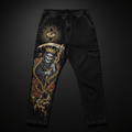 Crowned Reaper Cargo Pants — TITAN Crown Edition spiritual warrior streetwear