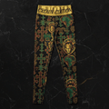 TITAN Crown Edition Tattoo Art Ethiopian Lion Leggings Women's Athletic Bottoms