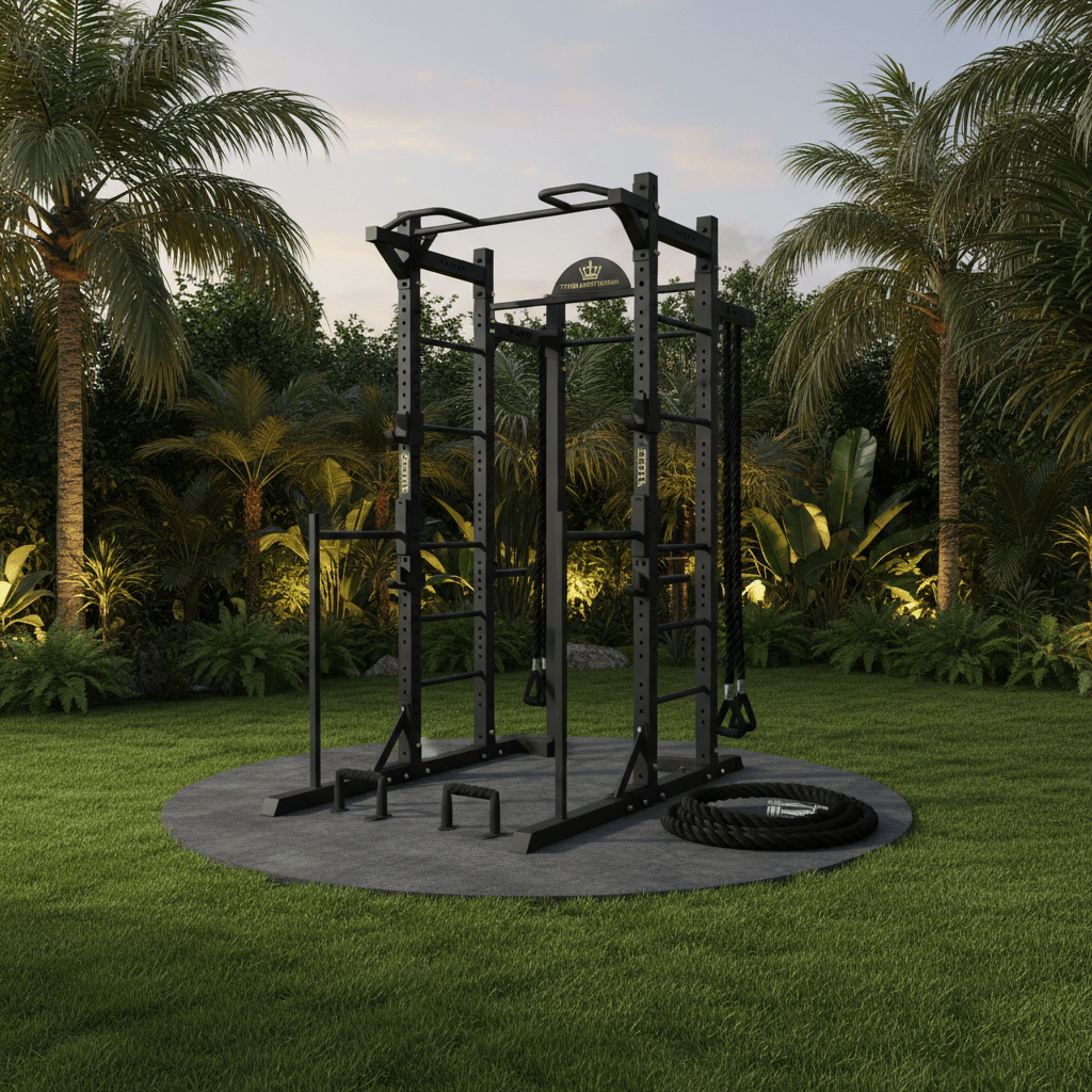 TITAN All-In-One Outdoor Backyard Home Gym Station Crown Edition