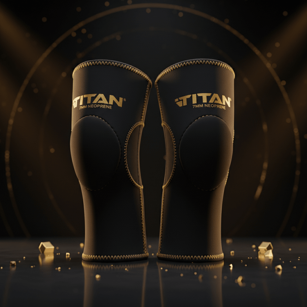 TITAN Knee Sleeves 7mm Neoprene Pair