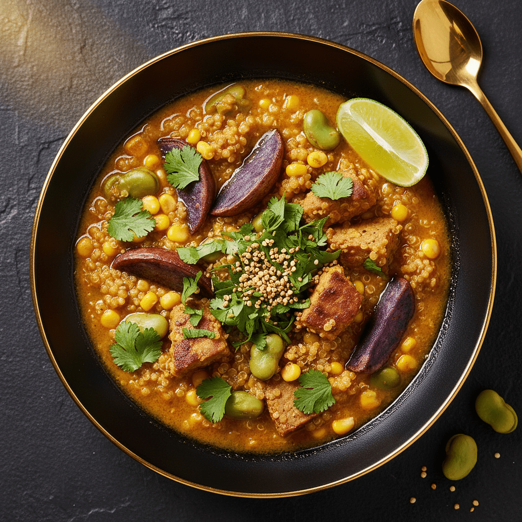 TITAN Peruvian Vegan Quinoa Stew Muscle Dinner Bowl