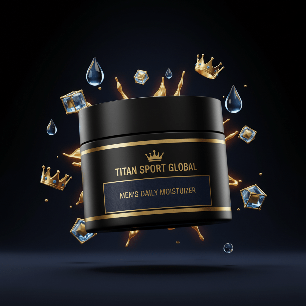 TITAN SPORT GLOBAL men's daily moisturizer jar