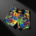 TITAN Crown Edition Kids Dragon Athletic Shorts — bold colorful tattoo artwork