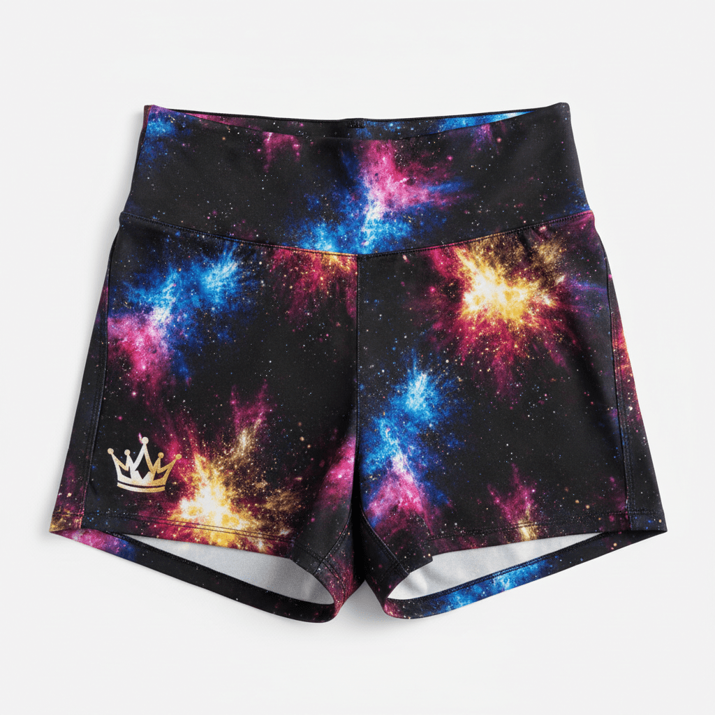 TITAN Cosmic Burst Women’s Shorts — Crown SWAG Edition