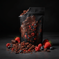 TITAN Protein Granola – Dark Chocolate Berry, premium product photography