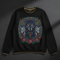 TITAN Women's Freya Wolf Rose Crewneck — Vanaheim Edition