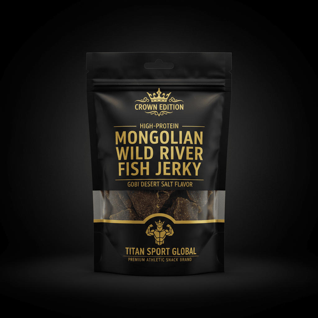 Mongolian Gobi Salt Wild River Taimen Jerky — TITAN SPORT GLOBAL