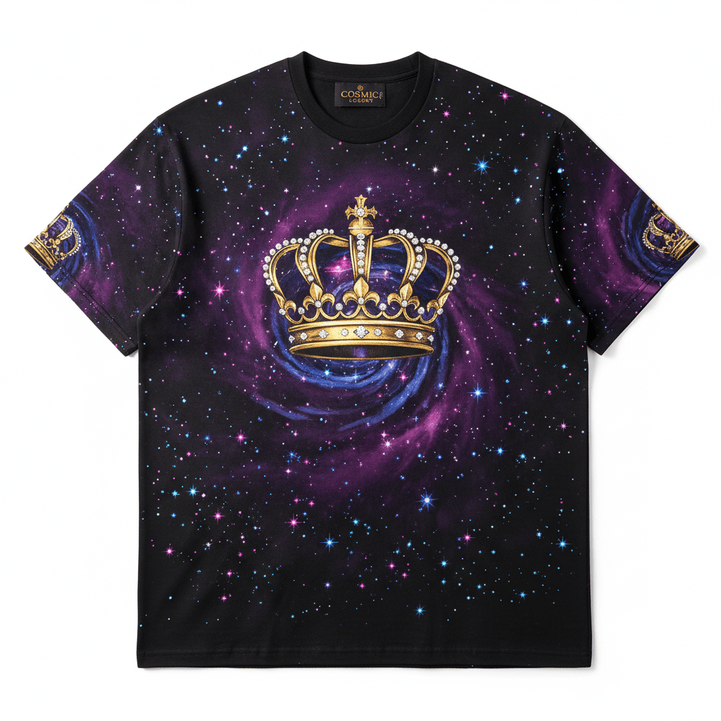 TITAN Galaxy Crown Men’s T-Shirt — Crown SWAG Edition