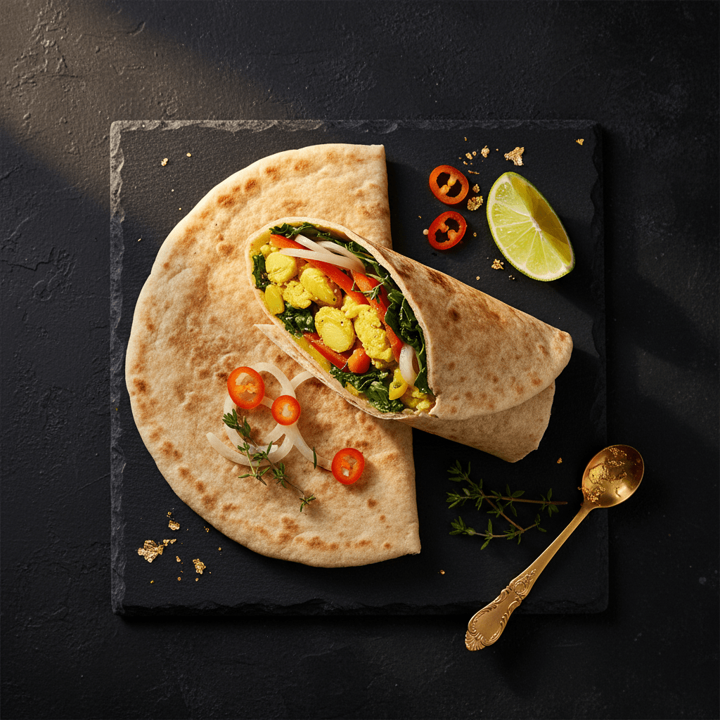TITAN Jamaican Vegan Ackee Wrap Lunch