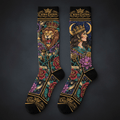 TITAN Crown Edition Tattoo Art Compression Travel Socks