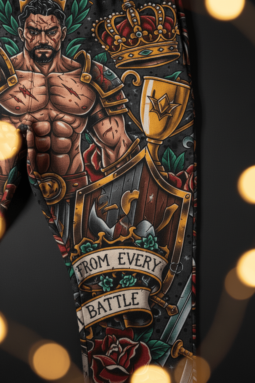 TITAN Built From Every Battle Joggers - Leg Detail