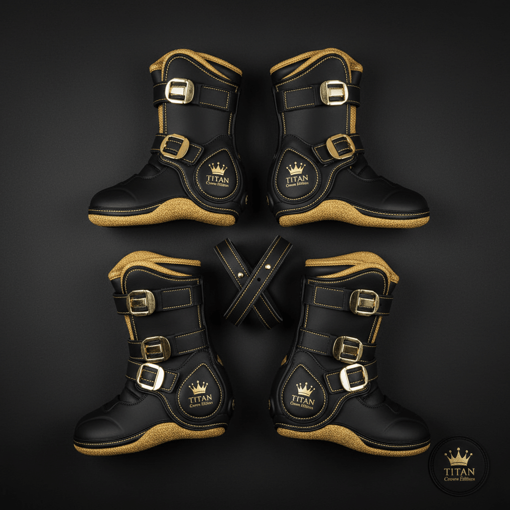 TITAN Crown Edition Equestrian Horse Sport Boot Set