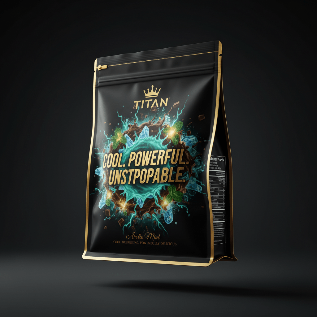 TITAN Whey Protein Mint Chocolate - Arctic Mint Crown Edition Design