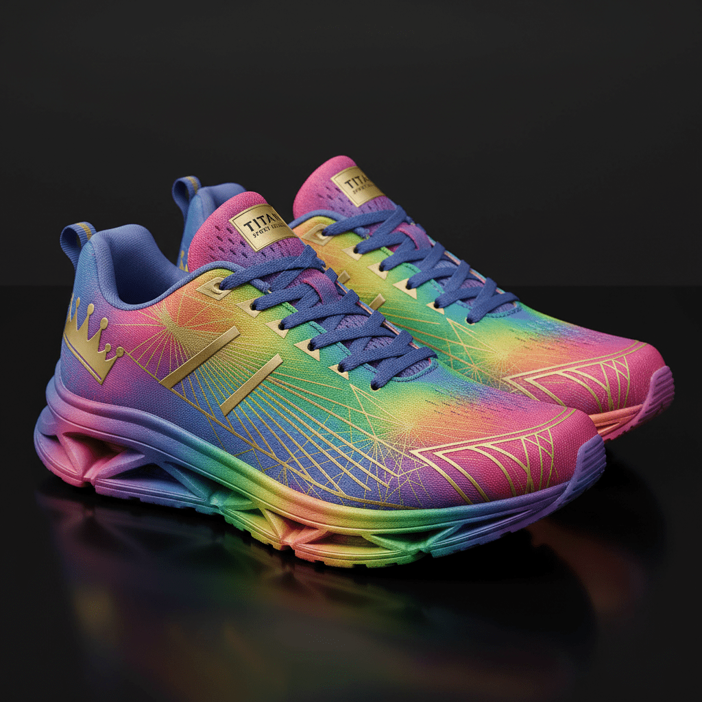 TITAN Women's Rainbow Crown Running Shoes