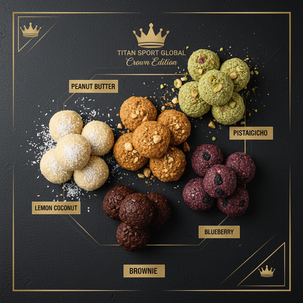 TITAN High-Protein Energy Bites — 5 Flavors