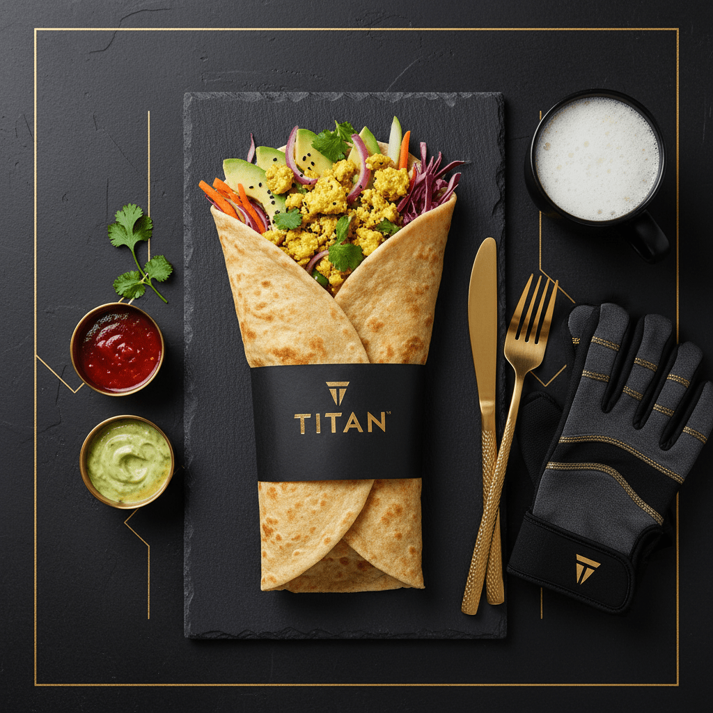 TITAN Ugandan Vegan Rolex Breakfast Wrap