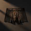 TITAN Men's Boxer Briefs Crown Edition Bronze Black