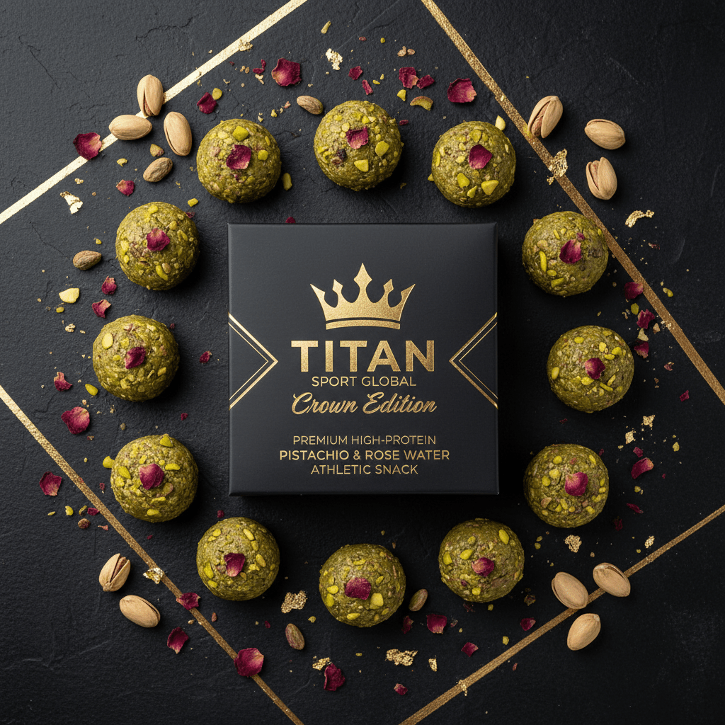 TITAN High-Protein Pistachio & Rose Water Protein Bites
