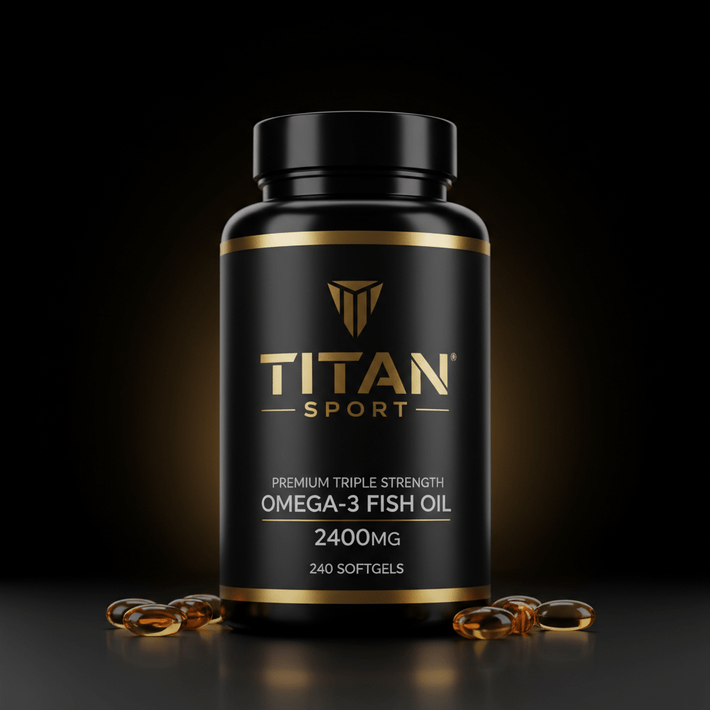 TITAN Omega-3 Fish Oil - Triple Strength 2400mg