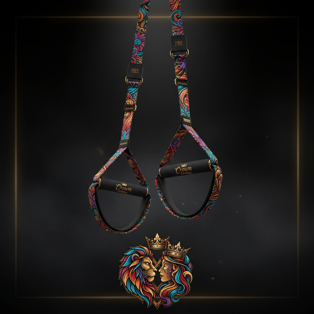 TITAN Crown Edition Suspension Trainer System — Crown Edition matte black and gold