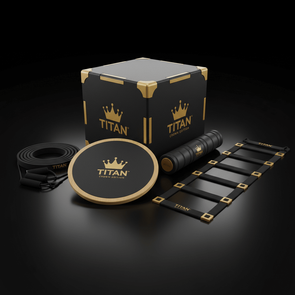 TITAN All-In-One Snowboarder's Off-Season Home Gym Kit — Crown Edition