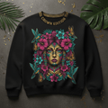 TITAN Women's Xochiquetzal Flower Goddess Crewneck — Quetzal Edition