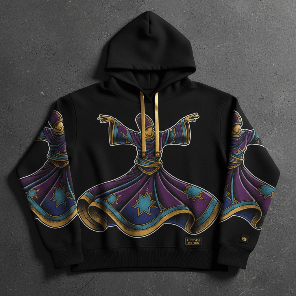 TITAN Women's Rumi Dervish Hoodie — Sufi Edition