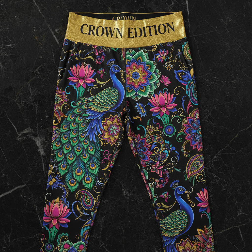 TITAN Crown Edition Tattoo Art Peacock Joggers Women's Athletic Bottoms