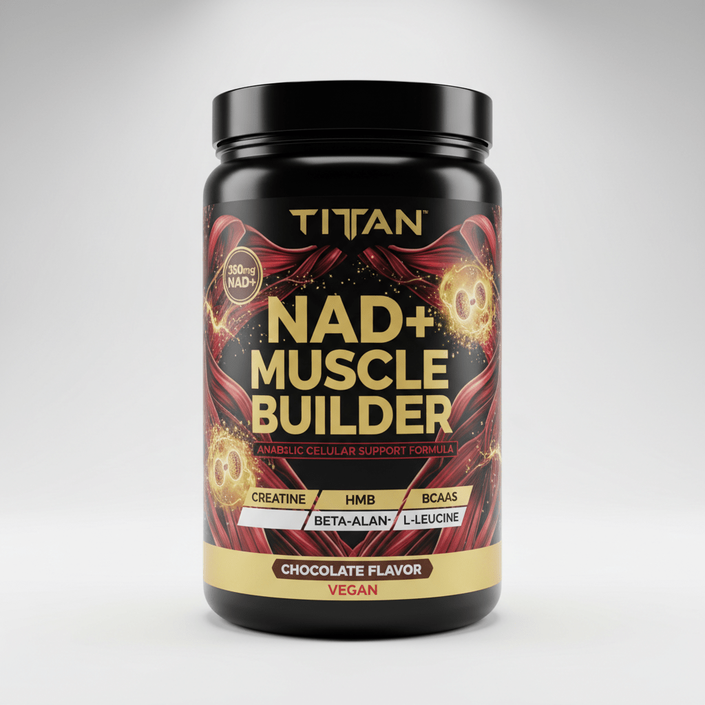 TITAN NAD+ Muscle Builder - Anabolic Cellular Support