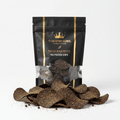Crown Edition Truffle Black Pepper Pea Protein Chips — matte black Crown Edition pouch