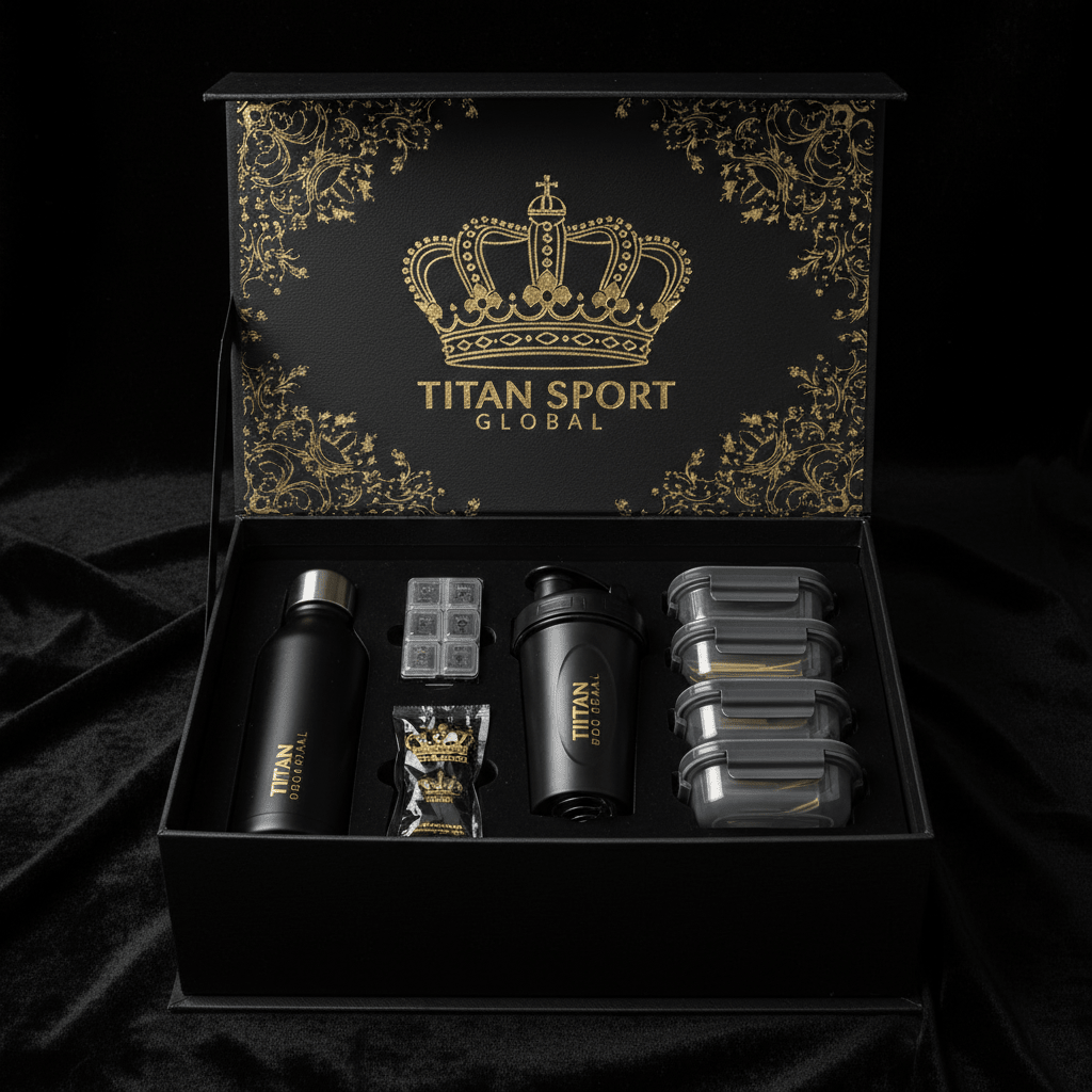 TITAN Nutrition & Hydration Gift Set Crown Edition