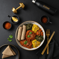TITAN Ethiopian Vegan Injera & Lentil Power Lunch Bowl