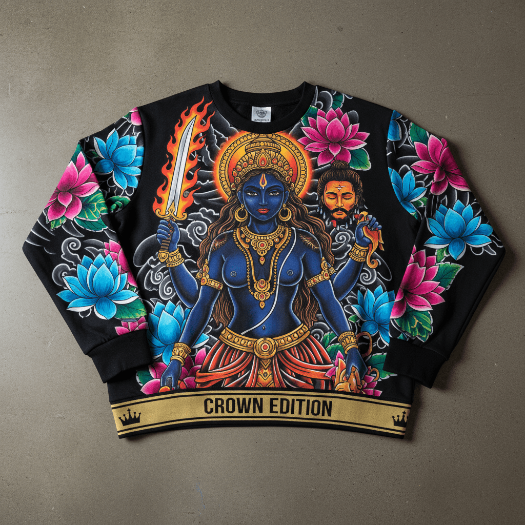 TITAN Women's Kali Divine Destroyer Crewneck — Mahakali Edition