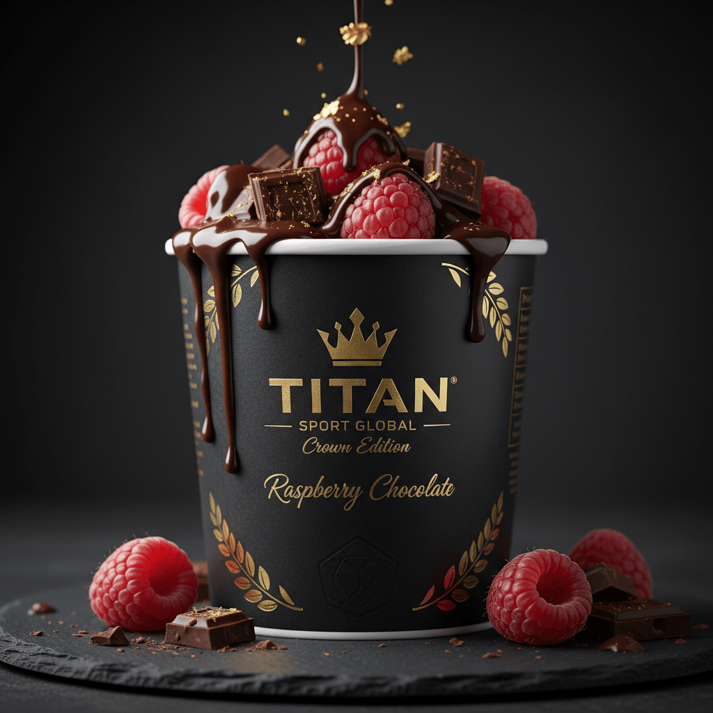 Crown High-Protein Raspberry Dark Chocolate Oatmeal Cup