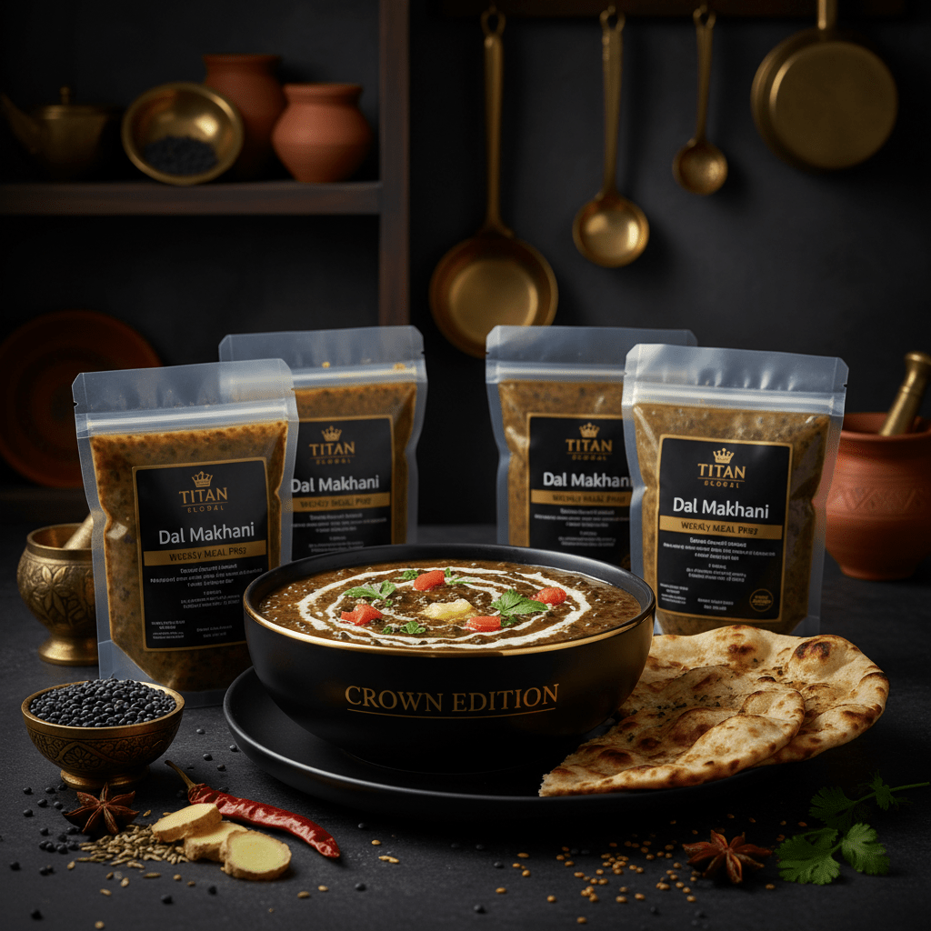 Crown Indian Dal Makhani Weekly Meal Bundle — TITAN SPORT GLOBAL Crown Edition