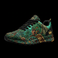 TITAN Crown Edition Color Mayan King Men's Running Shoe Color Tattoo Art
