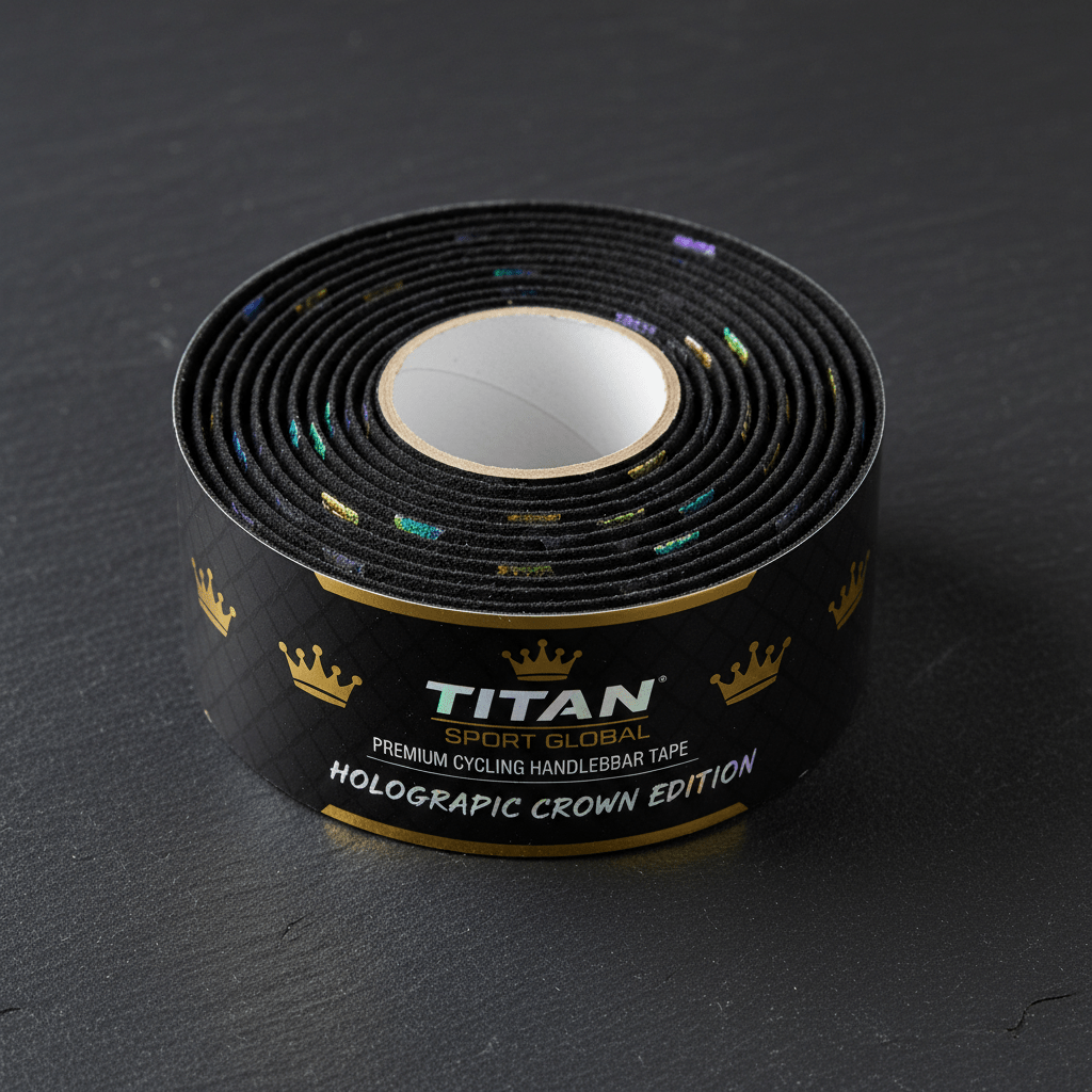 TITAN Crown Edition Cycling Handlebar Tape Matte Black Gold