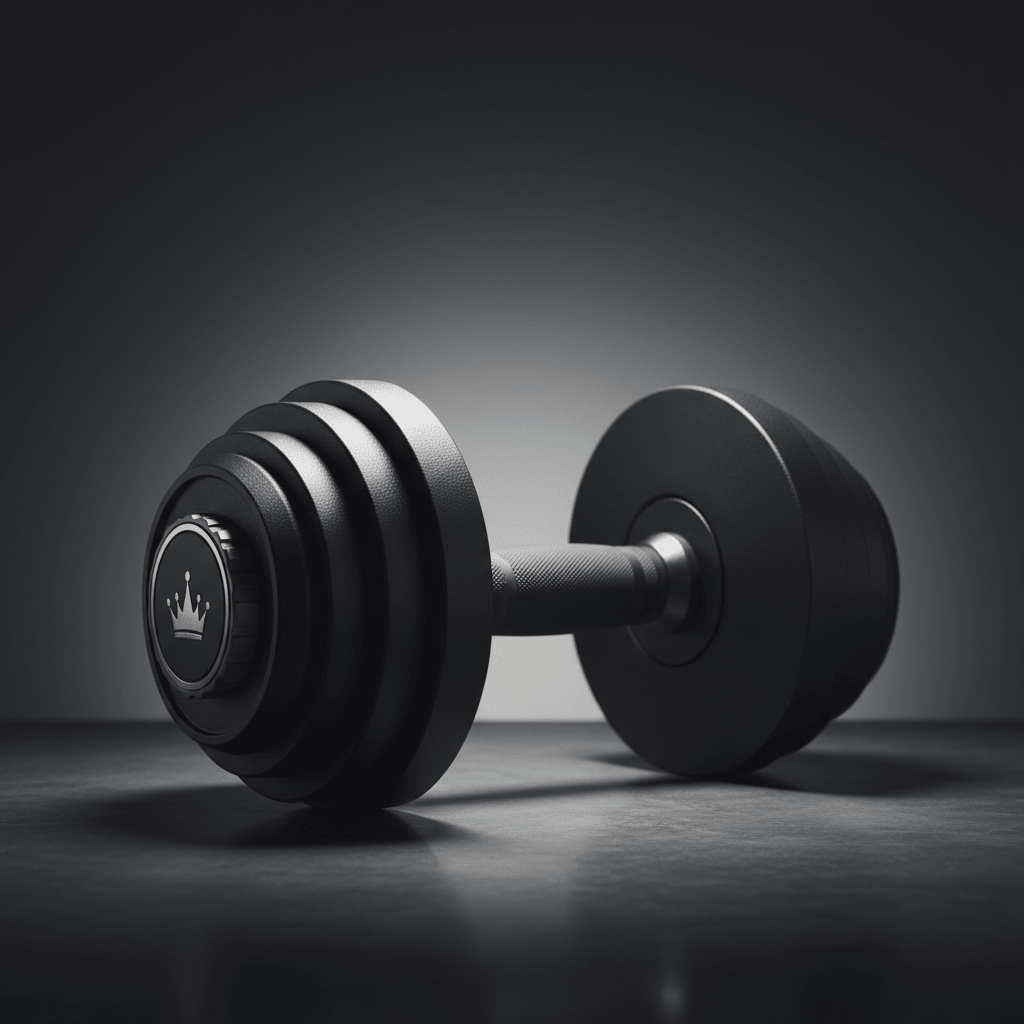 TITAN Pro Adjustable Dumbbell Crown SWAG Edition matte black gold