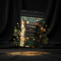 TITAN Organic Pumpkin Seeds Raw & Unsalted — ultra-premium luxury editorial product shot