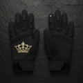 TITAN Volleyball Setter Gloves Crown Edition matte black gold crown logo reinforced finger panels grip palm pair