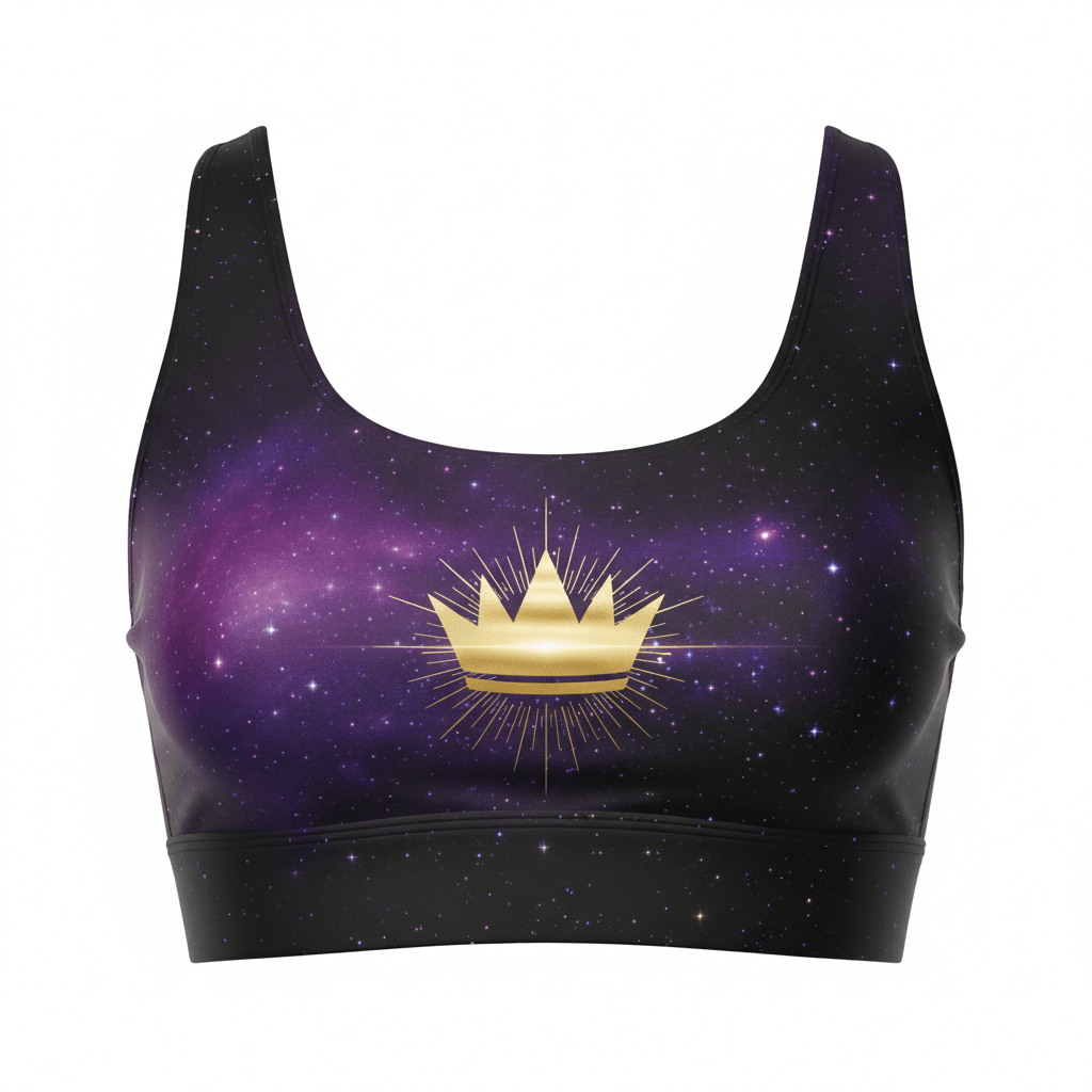 TITAN Galaxy Crown Women’s Sports Bra — Crown SWAG Edition